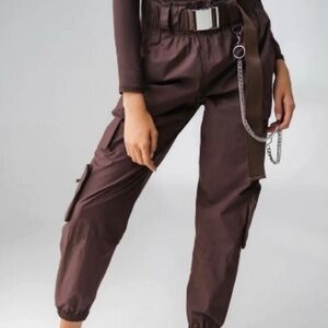 Balance Athletica Dark Brown Cargo Joggers
